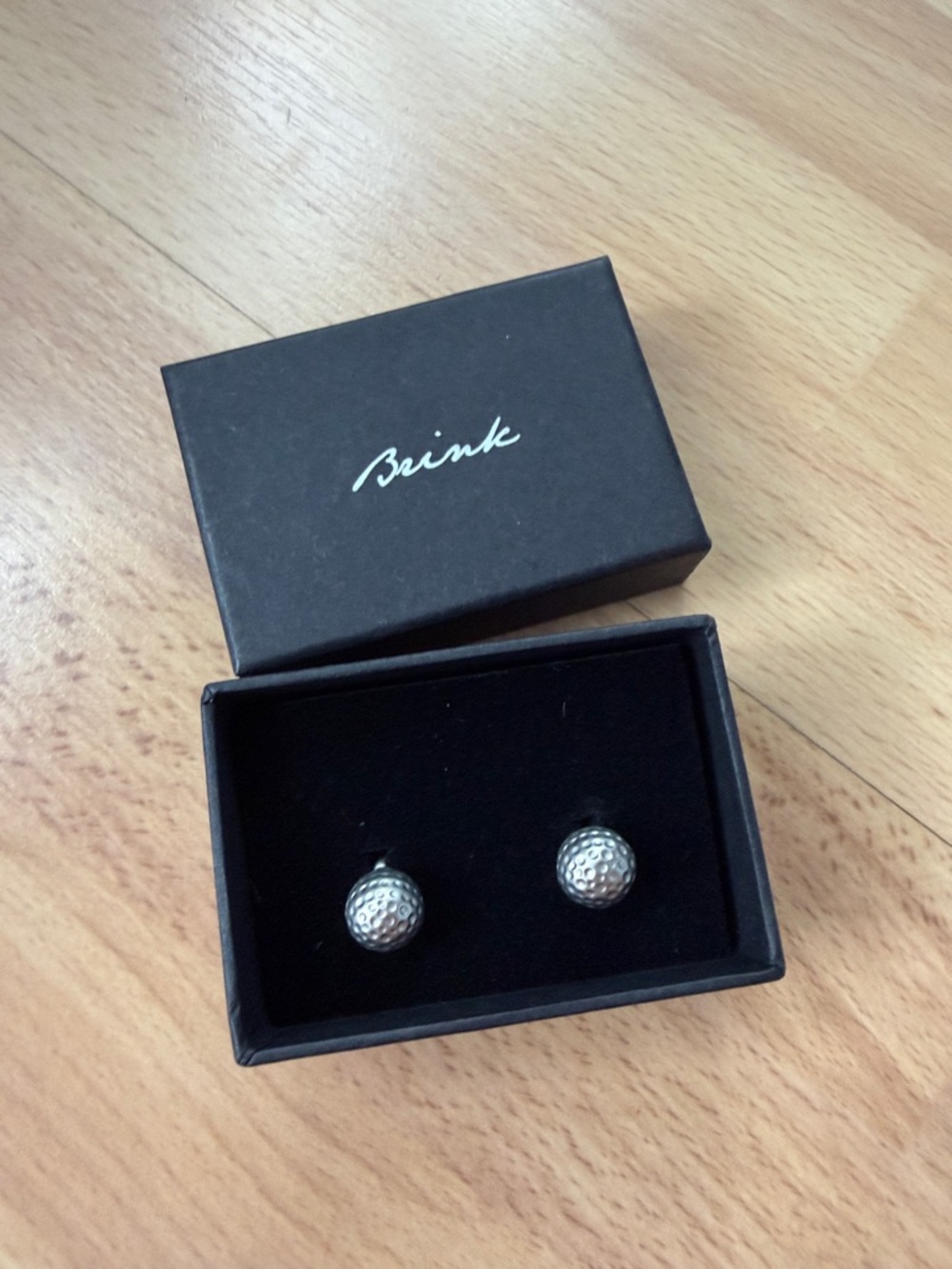 Golf ball cufflinks